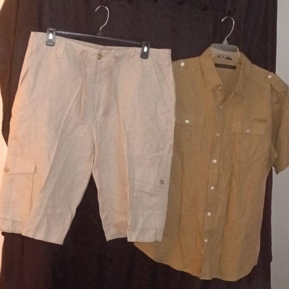 Men's linen Sean John. Must go!